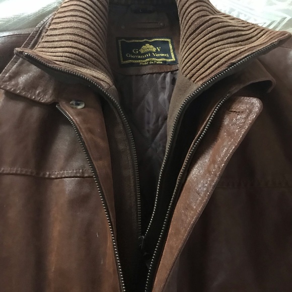Men’s leather suede Italian made jacket - Picture 3 of 7